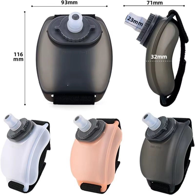 Adjustable Outdoor Portable Running Wrist Water Bottle for Fitness, Cycling, and Marathons