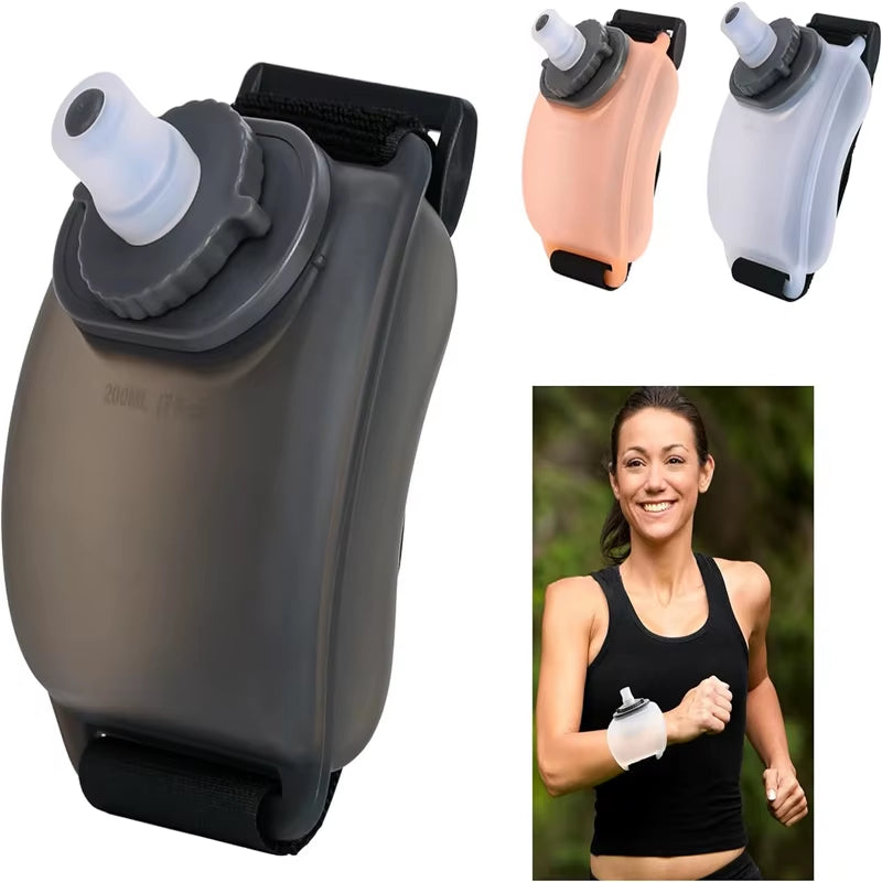Adjustable Outdoor Portable Running Wrist Water Bottle for Fitness, Cycling, and Marathons
